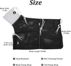 Cat Bathing Bag, Breathable Mesh Cat Shower Bag Anti Scratch Adjustable Cat Grooming Bag for Nail Trimming, Bathing Polyester Soft Cat Washing Bag (White- Black)
