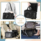 Petsfit Airline Approved Pet Carrier for Small Cats, 15x8x10 TSA Approved Carrier, with Removable Dual-Sided Padding (2-Way Placement) - Fits Under Most Airplane Seats, Escape Proof (Black)