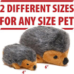 Jeffers Pet Plush Dog Toy with Squeaker, Hedgehog 6" - Soft Crinkle Fabric, Safe & Durable, Healthy Fun for Small & Medium Dogs, Interactive Play, Fetch, Tug - Best Gift for Active Games