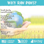 Raw Paws Signature Blend Pet Food for Dog & Cats - Chicken Recipe, 1-lb Rolls (10-Count) - Frozen Fresh Dog Food - Made in USA - Natural Raw Diet Dog Food Log
