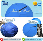 Herding Ball for Dogs- 18" Dog Herding Ball for Dogs/Horse, Dog Agility Equipment for Australian/German Shepherd Collie, Toys for Christmas/Birthday Gifts, Blue