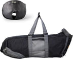 Cinf Cat Nail Clipping Cleaning Grooming Restraint Bag （Free Muzzle） No Scratching Biting for Bathing Nail Trimming Injecting Examining(Black,M)