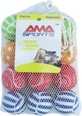 AMA SPORT Squeaky Tennis Balls for Dogs 12 Pack 2.0" Squeaky Tennis Balls for New Puppy Small Dog Toys for Fetch, Exercise, Outdoor Play