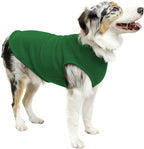 Gooby Stretch Fleece Vest Dog Sweater - Forest Green, 6X-Large - Warm Pullover Super Stretchy Fleece Dog Jacket for Small to Large Dogs