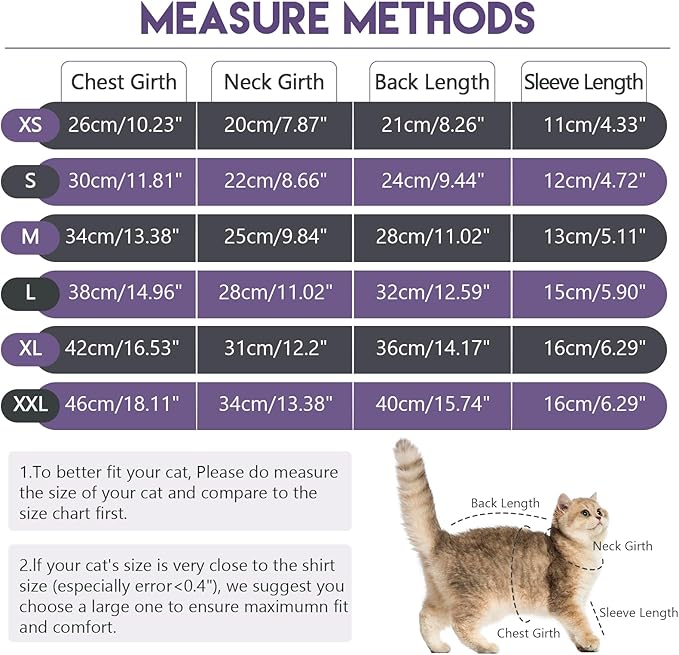 Sticky Cat Clothes Stretchy, Sphynx Hairless Sweater & Pajamas for Cats only, Soft Cat Onesie for Cats After Surgery Female Male & Hair Loss Prevention, Black XL