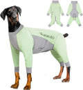 Yeapeeto Dog Sun Protection Cooling Suit UPF 50+, Quick-Dry Breathable Jumpsuit for Large & Medium Dogs, Outdoor Dirt-Resistant Shedding Control Pet Apparel (Chartreuse, 7X-Large)