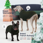 IECOii Dog Sweater Large Size Dog,Large Dog Sweater For Male Female Dogs,Neutral Thick Warm Dog Sweater,Xl Dog Sweater For Christmas Thanksgiving Halloween,Beagle Corgi Large Dog Sweater,Army-Green-XL