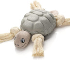Dog Toys, Multi-Function Chew Toy for Teeth Cleaning, Food Dispensing Toys Medium, Large Dogs (Turtle, Grey)