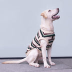 Extra Large Dog T Shirts Clothes Sleeveless Tank Top Vest for Labrador Rottweiler Great Dane, Khaki 3X-Large