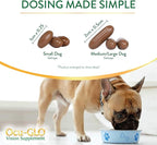 Ocu-GLO Vision Supplement for Small Dogs by Animal Necessity with Lutein, Omega-3 Fatty Acids, Grape Seed Extract and Antioxidants to Promote Eye Health in Dogs, 45ct Liquid Gelcaps