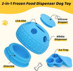 IFOYO Frozen Treat Dog Toy Ball for Small to Medium Dogs, Silicone Enrichment Dog Toys to Keep Them Busy, Reduce Anxiety, Puzzle Treat Dispensing Dogs Toys for Slow Food Training, Easy to Clean