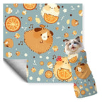 27.6"Cat Grooming Wrap (for nail trimming and veterinary care) - Large-Scale Anti-Escape Cat Containment Device- Multifunctional pet grooming essential, (C2 Suitable for 15 lbs)