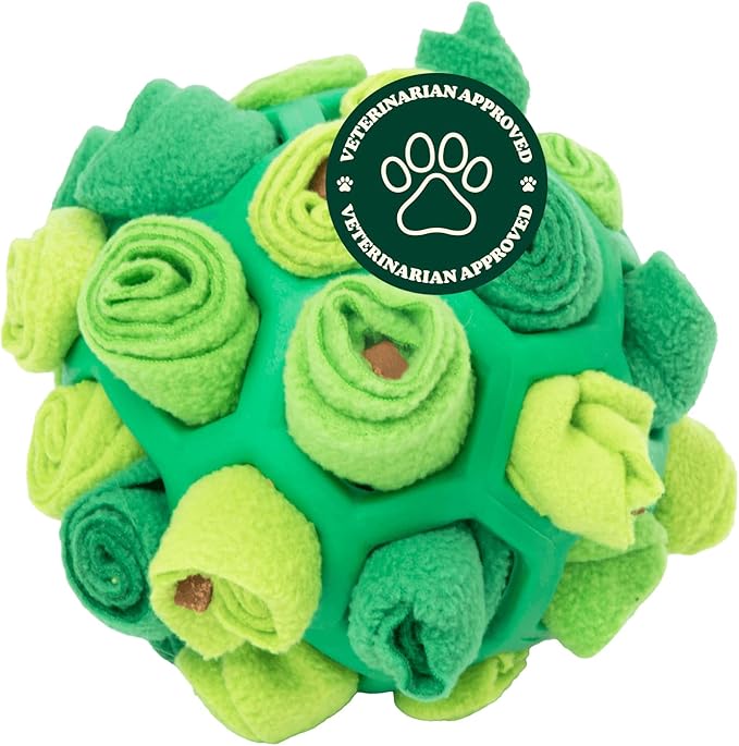 Reggie Forager Ball for Dogs | Interactive Treat Dispensing Toy for Mental Stimulation | Reduces Boredom, Stress & Hyperactivity | Enrichment Ball for All Dog Breeds & Sizes | Durable & Washable
