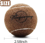 Magicorange Tennis Balls, 12 Pack Advanced Training Tennis Balls Practice Balls, Come with Mesh Bag for Easy Transport, Good for Beginner Training Ball