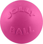 Jolly Pets Bounce-n-Play Dog Toy Ball, 6 Inches, Pink, 6 Inches/Medium (2506 PK)