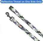 Pawtitas 6 FT Pet Puppy Leash Reflective Dog Leash Comfortable Handle Highly Reflective Threads Heavy Duty Dog Training Leash Available as a 6 ft Medium Dog Leash or 4 ft Dog Leash
