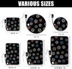 furrybaby Pet Heating Pad, Waterproof Dog Heating Pad Mat for Cat with Durable Anti-Bite Tube Indoor for Puppies Dogs Cats (1 Pack Black, 34 X 24in, Temp Adjustable)