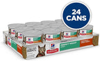 Hill's Science Diet Perfect Weight, Adult 1-6, Weight Management Support, Wet Cat Food, Turkey & Vegetables Stew, 2.9 oz Can, Case of 24