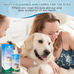 Pet Eye Drops,Gentle&Safe Dog Eye Drop for Infection,Relieve Eyes Itching & Irritation,Remove Tear Stains,Safe for All Animals, 4.06oz,120ml