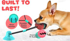 Just4Pups Dog Chew Toys – Durable, Long-Lasting Rubber Chew Toy with Treat Dispensing and Dental Benefits—Perfect for High-Energy Dogs and Puppies