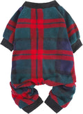 SCENEREAL Dog Pajamas for Small to Large Dogs Soft Pet Sweater Clothes Warm Puppy Onesie Outfits for Doggie Winter Christmas - Dog Jammies Pjs