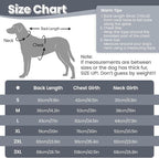 Nanaki Rain Poncho for Large Dogs with Leash Hole, Reflective Adjustable Pet Rain Vest for Rainny Snow Foggy Days,Windproof Waterproof Dog Coat Jacket for Outdoor Hiking Walking Hunting Black 3XL