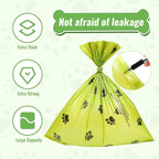 INNOLIFE Biodegradable Dog Poop Bag, 150 Counts Dog Poop Bag Rolls with Dispenser, Scented Leak Proof Pet Waste Bag, Green Dog Bags for Poop