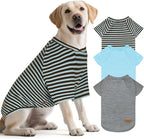 KYEESE 3Pack Dog Sweater Pullover Pets Clothes Comfy Dog Sweaters for Large Dogs Soft Pets Sweaters Dogs Sweatshirt with Sleeves Stretchy Pet Fleece Sweater Lightweight Pet Coat for Cold Weather