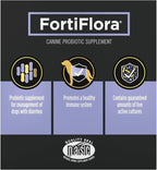 Purina Pro Plan Veterinary Supplements FortiFlora Canine Probiotics for Dogs, Helps Digestive Gut Health and Diarrhea - 30 ct. Box