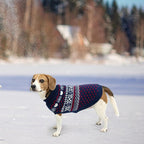 SCENEREAL Dog Sweaters for Medium Sized Dogs - Soft, Warm Turtleneck Pullover Fall Winter Dog Clothes, Knitted Argyle Dog Christmas Outfits, Ugly Pet Clothing for Boy Girl Puppy