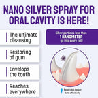 SILVER GRADE Teeth & Gum Dog Breath Spray for Pets Mouth – Cat Dental Care with Silver – Dog Breath Freshener Helps with Tartar & Caries – Plaque Remover for Daily Use – 4 Oz