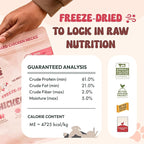 Freeze-Dried Chicken Necks for Dogs & Cats, Single Ingredient, High Protein Dog Treat, Regeneratively Raised Poultry, Grain-Free, No Additives, Supports Dental & Joint Health, 9 oz