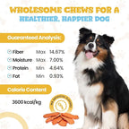 hotspot pets Dehydrated Sweet Potato Dog Treats (2 Pound Bag)- All Natural Rawhide Free, Grain-Free, & High in Fiber- Ideal for Small to Large Dogs - Perfect Dog Chews for Training, or Treat