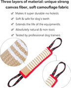 Clysoru Dog Tug Toy Dog Tough Jute Bite Pillow Lasting Training Equipment Puppy to Large Dogs Interactive Toy for Large Dogs and Small Dogs