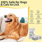 MIOSSZI 40 PCS Pet Gloves Wipes for Dogs & Cats Wipes Cleaning Deodorizing Hypoallergenic No-Rinse Pet Grooming Wipes Unscented Extra Thick Bathing Wipes for Pet Dry Cleaning Daily Care and Travel