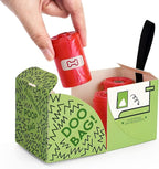 FLUSHABLE dog poop bag - 100% biodegradable - 100% water soluble dog waste bag - eco friendly