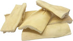 Beef Cheek Strips Premium Dog Chew (6" -100 Count) - NO Odor - Thick Cut - Rawhide Alternative - Beef Cheek Slice Chip Sticks - No Dyes, Chemicals, or Preservatives