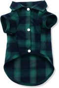 Koneseve Dog Shirt, Pet Plaid Clothes Shirt T-Shirt, Sweater Bottoming Shirt for Small Dog Cat Puppy Grid Adorable Wearing Stylish Cozy Halloween,Christmas Costumes (Green;3XL)