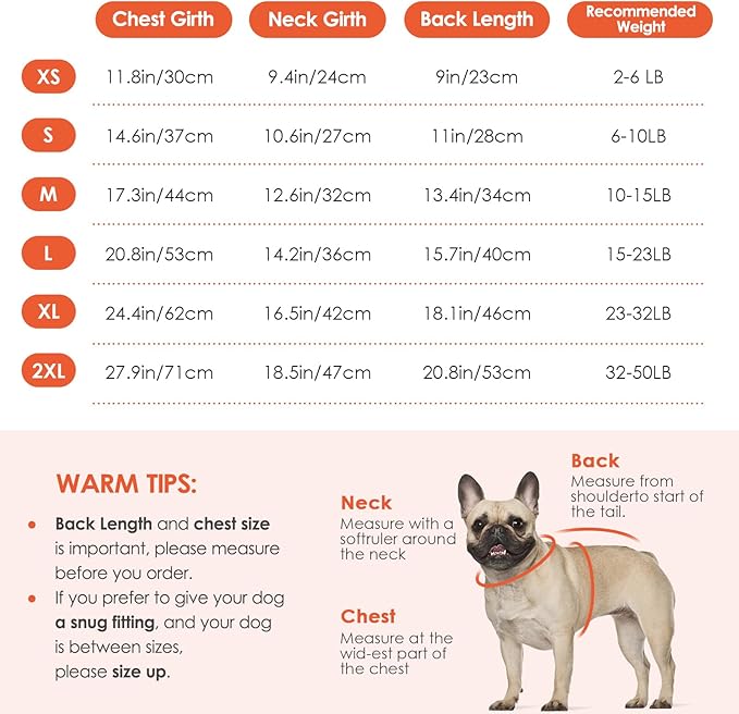 KOESON Medium Dog Sweaters, Warm Sweater for Medium Dogs Female Male, Turtleneck Dog Halloween Sweater with Sleeves, Easy On Pet Sweaters with Sleeves for Beagle, Dachshund, Boston Terrier, Orange, M