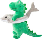 Fringe Studio Plush Dog Toy, Shark Week REX (289879) for All Breed Sizes