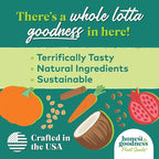 Honest to Goodness Plant Snacks Way to Glow Coconut & Flax Recipe Dog Treats, 8 oz Bag, Plant-Based Dog Treats