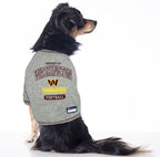 NFL Washington Commanders Dog T-Shirt Large. - Licensed Shirt for Pets Team Colored with Team Logos- Premium Stretchable Materials for The Comfort of Your Dog & Cat