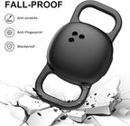 DDJ for Tile Life360 Sticker (2024) Tracker Cat Collar Case, 2-Pack Silicone Anti-Lost Protective Cover Tile Tracker Holder for Dog & Pet Collars, Ultra Durable, Easy Installation, Lightweight, Black