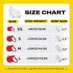 Fida Retractable Dog Leash, 16 ft Dog Walking Leash for Small and Medium Dogs up to 44lbs, 360° Tangle-Free, Red