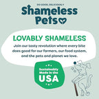 Shameless Pets Dental Treats for Dogs, A Cluck A Day - with Digestive Support for Teeth Cleaning & Fresh Breath - Dog Bones Dental Chews Free from Grain, Corn & Soy