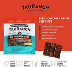 TRURANCH Collagen Chips - Collagen Dog Treats - Long Lasting Healthy Joint Support - Rawhide Alternative Chips - Skin & Coat Health - Made with Real Beef, Value Pack, 15 Bags, 7.5 lbs