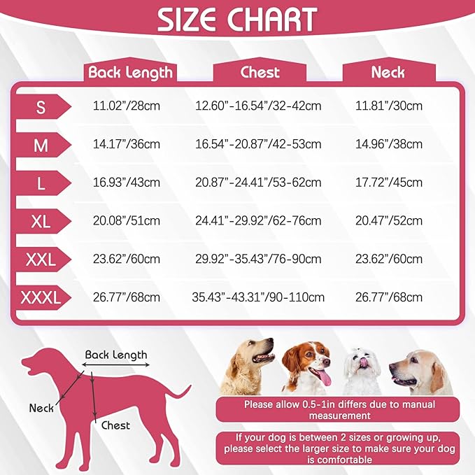 IDOMIK Dog Winter Coat, Reflective Waterproof Dog Jacket for Cold Weather, Warm Pet Coats for Small Medium Large Dogs, High Collar Doggy Fleece Snow Jacket, Winter Vest with Adjustable Buckle,M