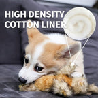 ALL FOR PAWS Classic Rabbit Squeaky Doy Toy, Bunny Dog Toy for Small Medium Breed, Puppy Fetch Toy with Squeaker, Plush Chew Dog Toy, 8 x 2.8 x 4.7 inches, Brown Rabbit -Small Size