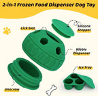 IFOYO Frozen Treat Dog Toy Ball for Small to Medium Dogs, Silicone Enrichment Dog Toys to Keep Them Busy, Reduce Anxiety, Puzzle Treat Dispensing Dogs Toys for Slow Food Training, Easy to Clean