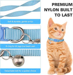 16 PCS Breakaway Cat Collars,Kitten Collar with Bell Cat Collars for Boy Girl Cats Breakaway Collar for Cats 6-9 Inch